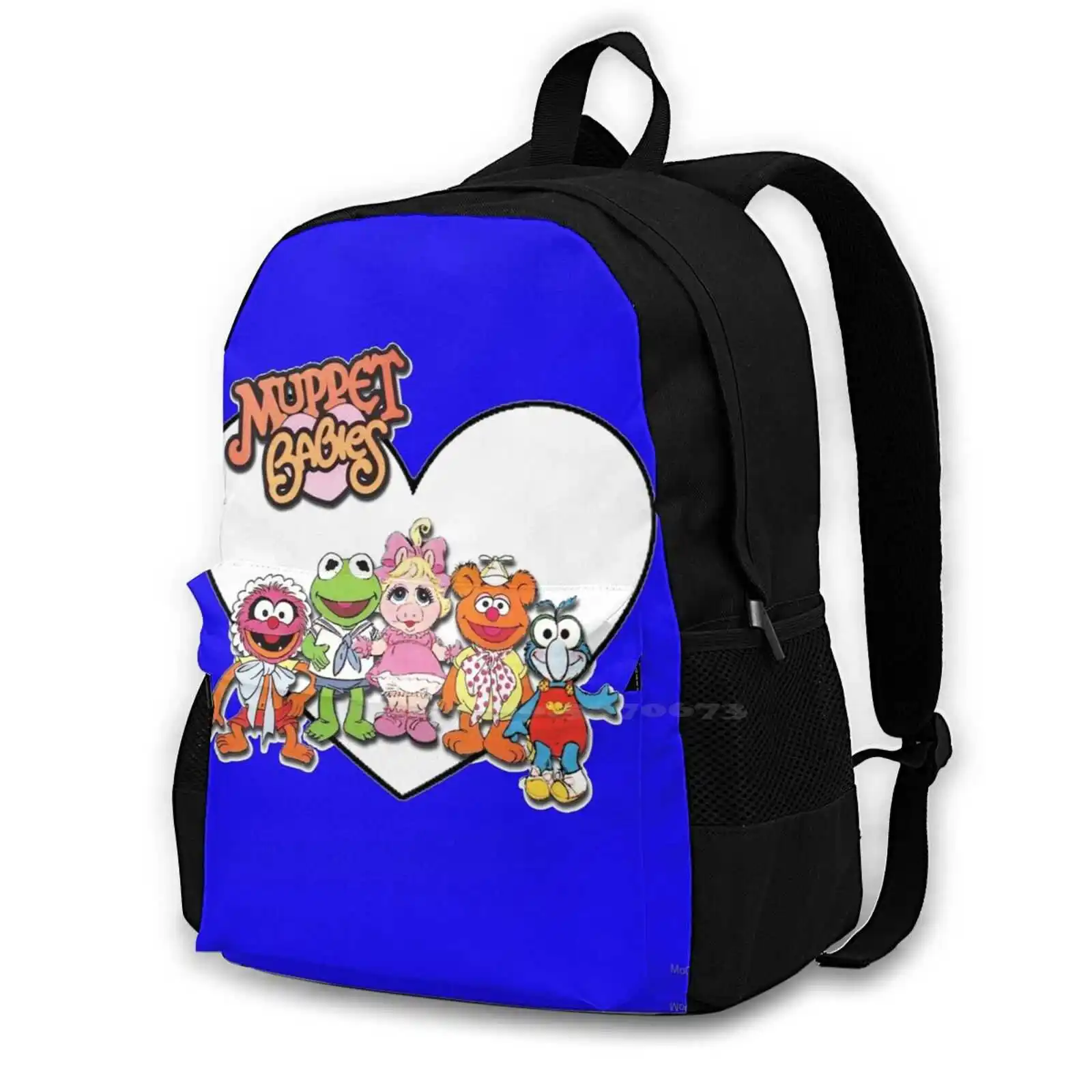 

Babies! New Arrivals Unisex Bags Student Bag Backpack Babies 80S Kermit The Frog Eighties