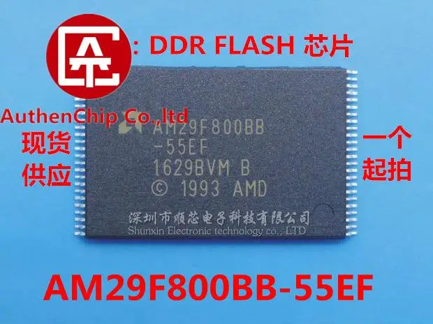 10 Uds 100% original nuevo en stock AM29F800BB-55EF 8M de circuitos integrados de memoria flash chip FLASH