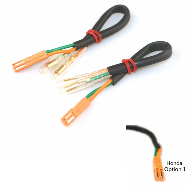 

Motorcycle Turn Signals Indicator Light and cable Kit For HONDA CB400 CB1100 CBR600RR CBR1000RR CB650F CB500F CB500X CBR500R