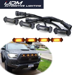 4PC Car LED Front Grille Lighting For 2016-up Toyota Tacoma w/TRD Pro Grill ONLY, Front Grille DRL Parking Lights Lighting 12V