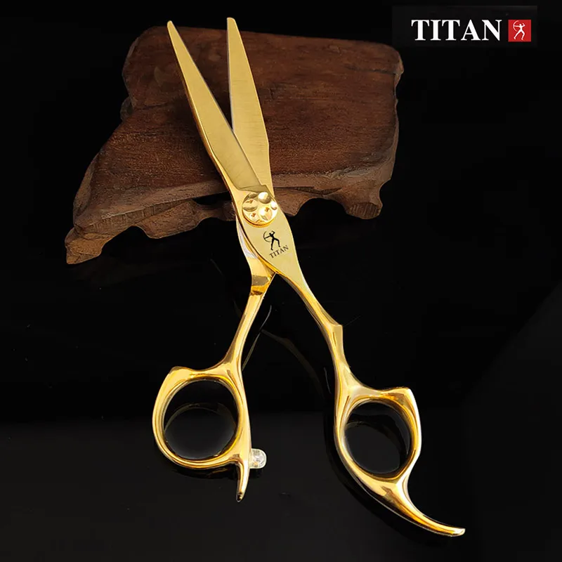 Titan Hairdressers scissors professional hair scissors gold hairdressing barber salon tool cut scissors