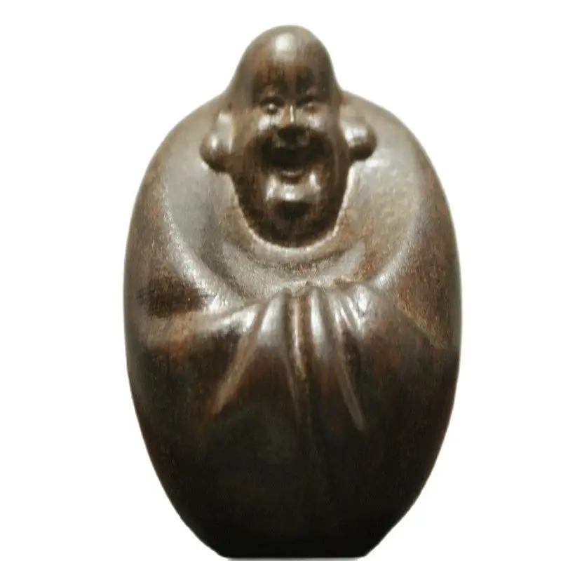 

Fine Chinese Fragrant Wood Carved, Excellent Old Hand-Carved Buddha Statue