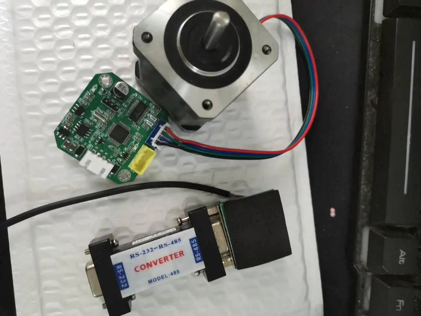 Placa de controle do motor de passo tmc2225 (comunicação 485), ultra silenciosa e de baixa velocidade, operação suave