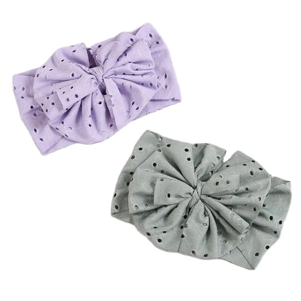 

Breathable Soft Big Bowknot Baby Headband for Newborn Infant Turban Wide Bow Headwrap Girl Elastic Nylon Baby Hair Accessories