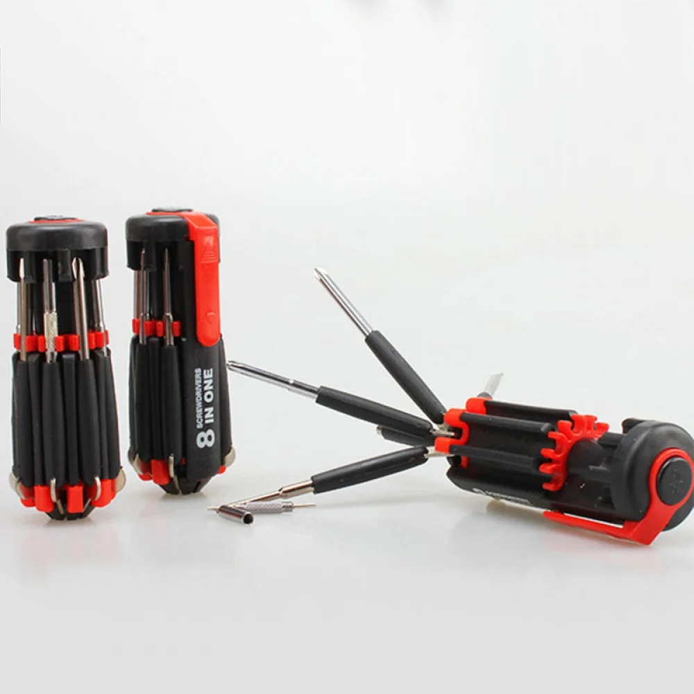 

Multifunction Car Screwdriver Disassembly Repair Service 8 In 1 Mini Tools Outdoor Emergency Interior Home Hand-held Removal