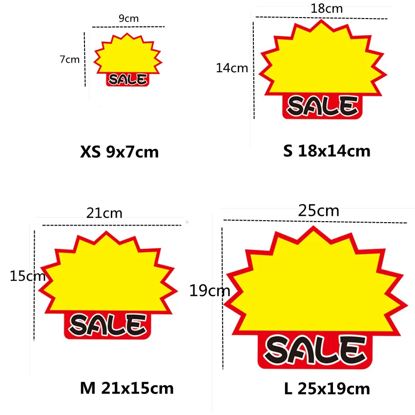 POP Poster Paper Board Card Display Advertising Promotions Sale Price Label Tag Signage Not Wipeable in Store 200pcs