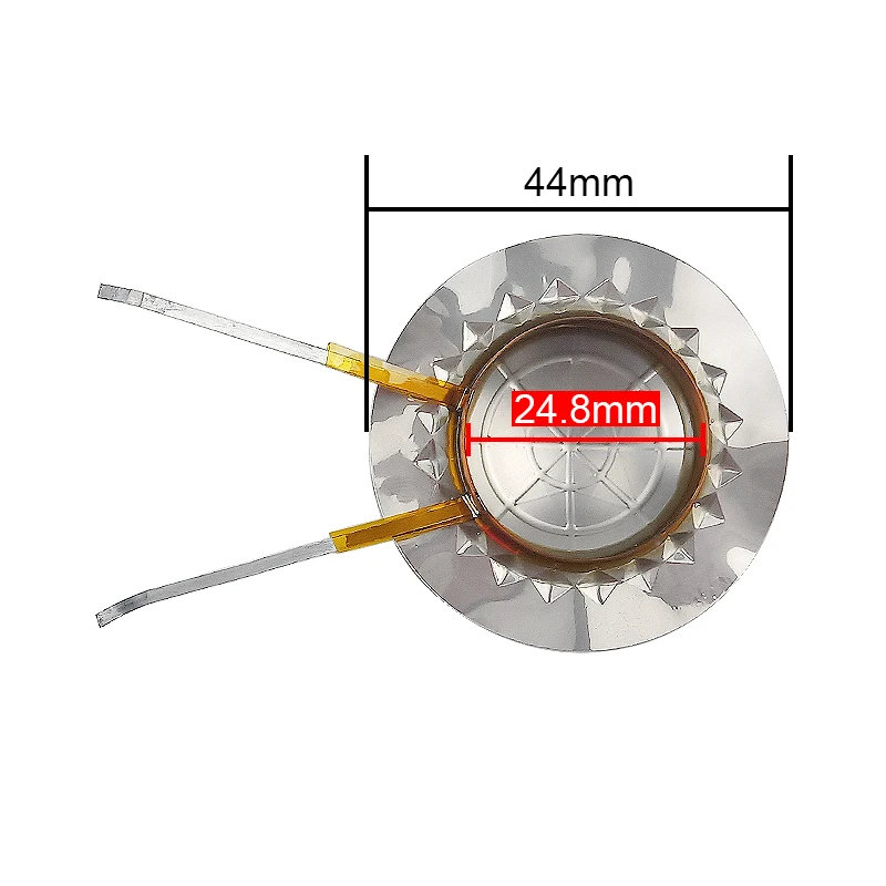 24.8mm Tweeters Voice Coil Imported Titanium Diaphragm 25 Core Copper Round Coil (Flat Lead wires) Treble Repair 8OHM