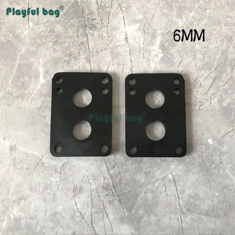 Playful Bag 2pcs Skateboard pad 3MM 6MM 9MM 10MM PU soft pad Electric skateboard pad accessory Shock Absorption AMA66