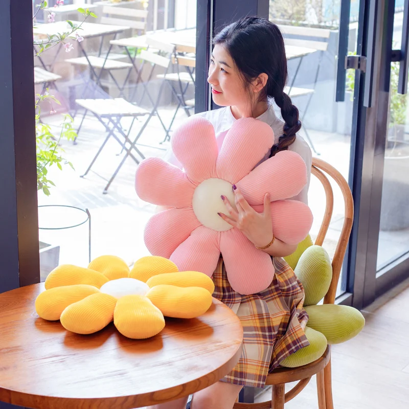 INS Kirschblüte Kleine Daisy Farbige Blütenblatt Blume Komfortable Stretch Super Weiche Kissen Plüsch Spielzeug Lustige Süße Geschenk Für Freund
