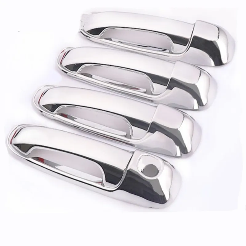 

Внешняя крышка из АБС-пластика, полный комплект для Dodge Ram 1500 2500 3500 4500 5500 2002-2008, хромированная накладка на внешнюю дверную ручку автомобиля, накладки Styline