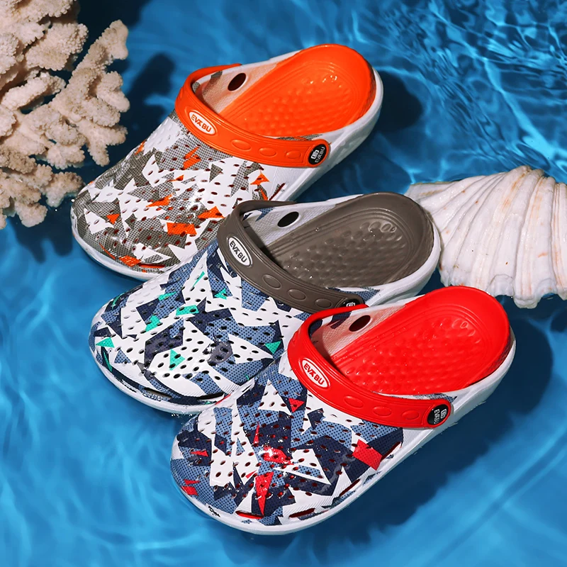 2020 Summer Shoes Woman Ladies Beach Garden Women Flat Sandals Rubber Clogs Female Eva Unisex Hole Shoes Sandals