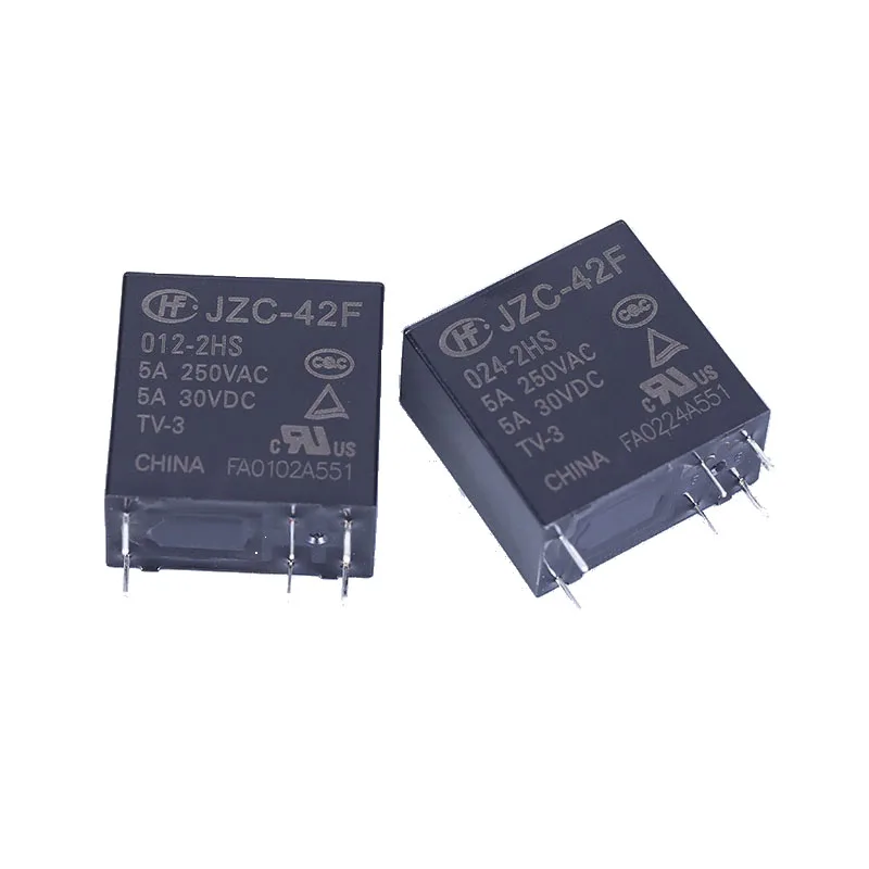 

5PCS HOT NEW HF42F JZC-42F-012-2HS JZC-42F-024-2HS JZC 42F 012 024 2HS JZC42F012/0242HS 12V 24V relay 12VDC DC12V 24VDC DC24V