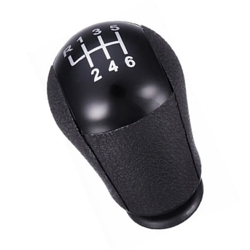 5 6 Speed MT Car Gear Shift Knob for Ford Focus Mondeo MK3 S-MAX C-MAX Mustang Galaxy Fiesta MK6 Hand Ball Accessory