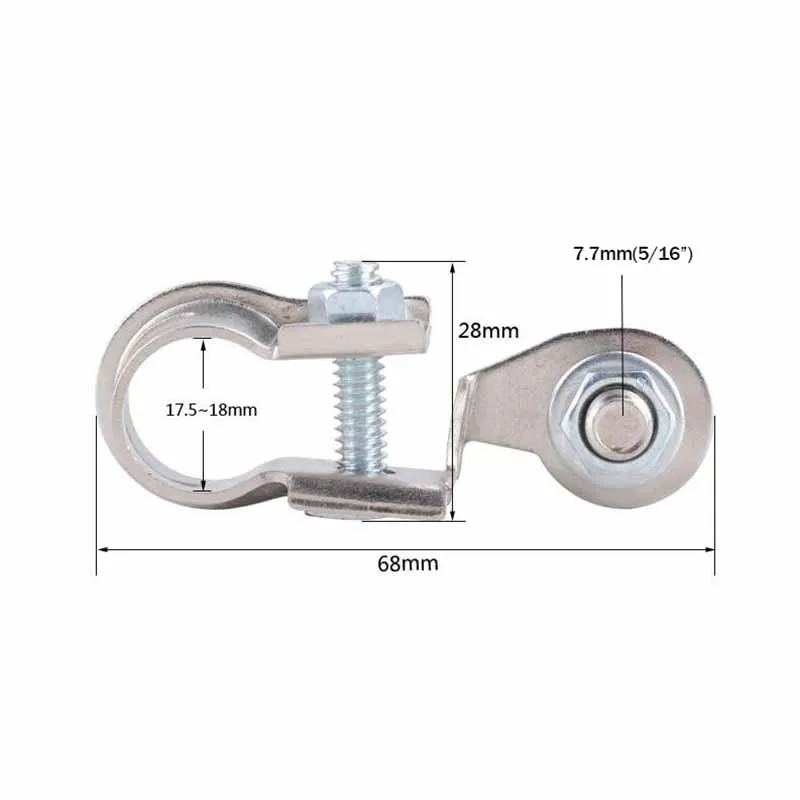 1 Pc Lead-Free Universal Auto Car Battery Negative Positive Terminal Clamp Clip Brass Connector