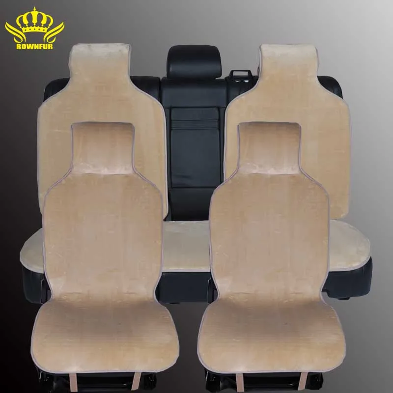 hot sale avtomobilnvy covers universal size faux fur stoles for lada  Car seat Covers Seat accessories black color