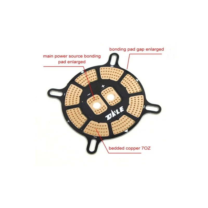 Scheda di distribuzione Hub di potenza PCB PDB 200A ad altissima corrente per la protezione delle piante agricole Drone multirotore UAV