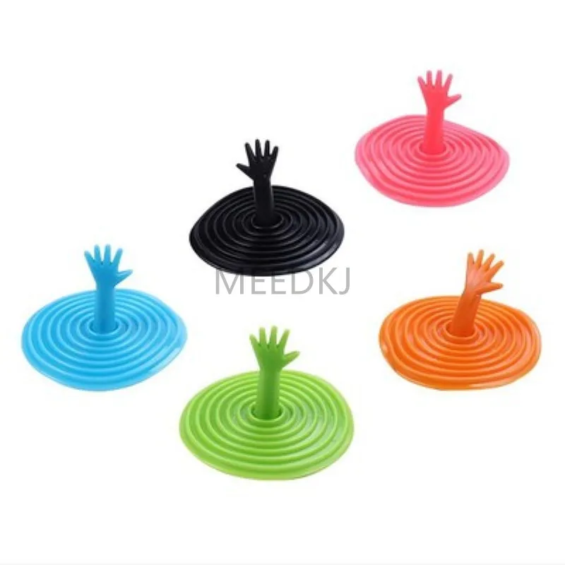 Help life-saving creative small palm sink plug sewer deodorant floor drain cover pool leak-proof water plug cover