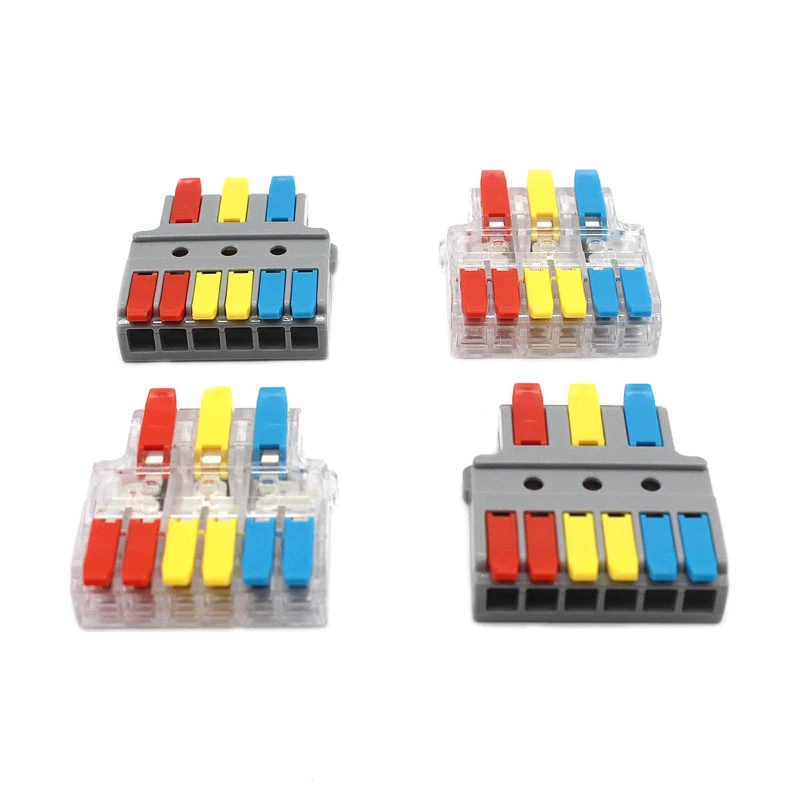 

Wire Connector Electrical Wire Splitter Universal Wiring Cable Terminal Block Conductor LED Strip T Quick Conectors Push-in