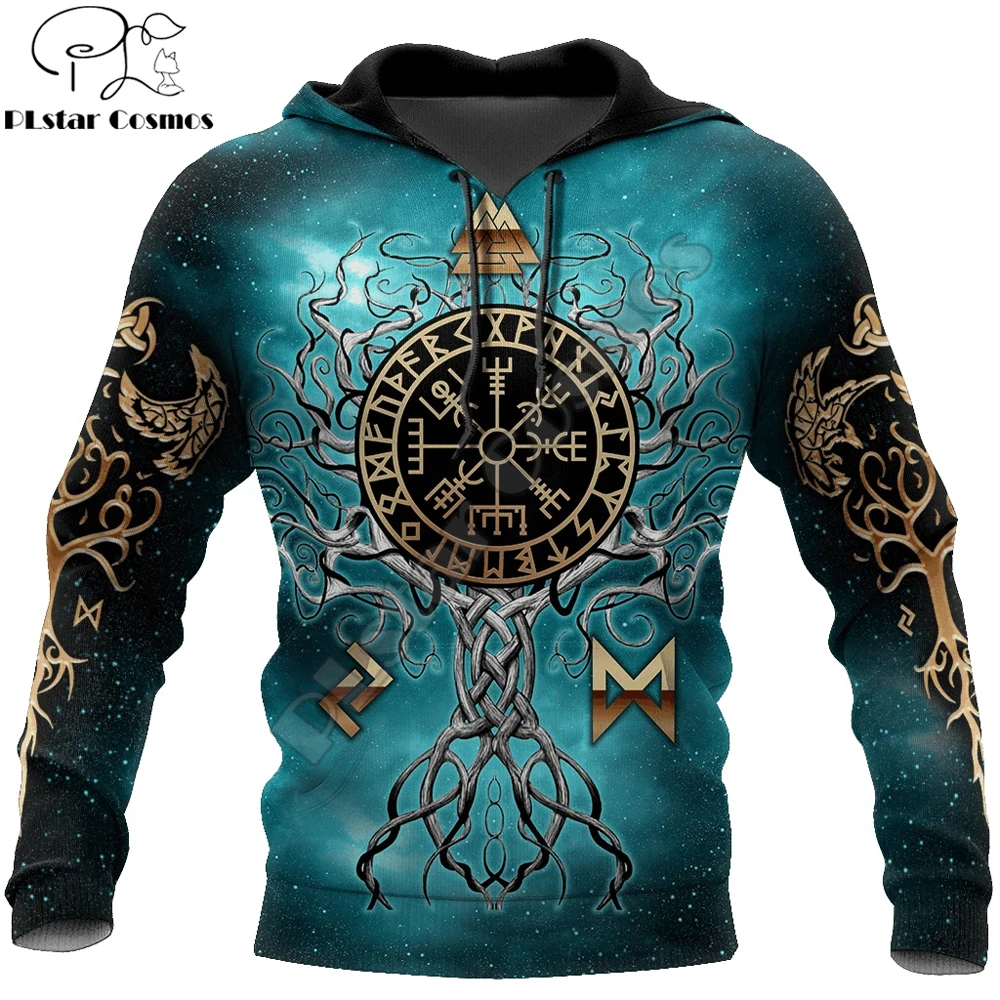 Yggdrasil - Norse Tree Of Life Tattoo symbol 3D Printed Hoodie Harajuku Streetwear Pullover Unisex Casual Jacket Tracksuit