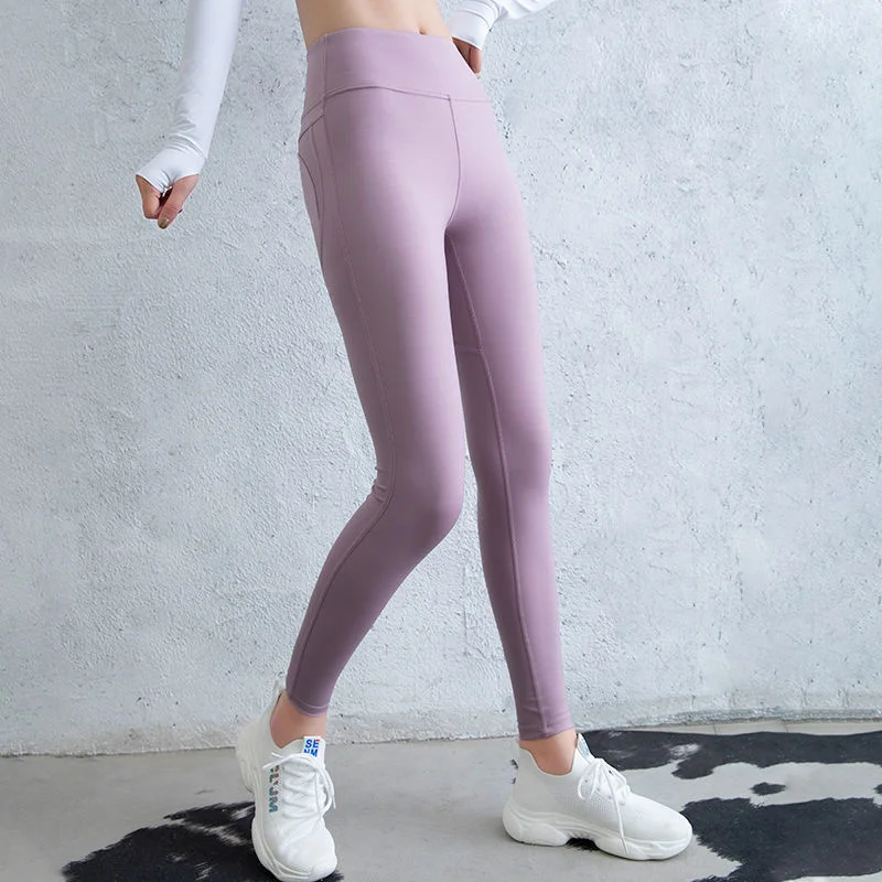 Leggings donna Fitness Yoga pantaloni collant a vita alta da donna pantaloni da allenamento da corsa pantaloni da Yoga Pantalones De Mujer Leggins