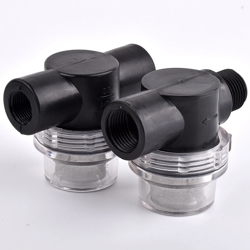 3/8 1/2 Inch Garden Watering Filter Irrigation Large Flow Filter Pipe Connector Aquarium Water Pump Strainer Hose Pagoda Joint