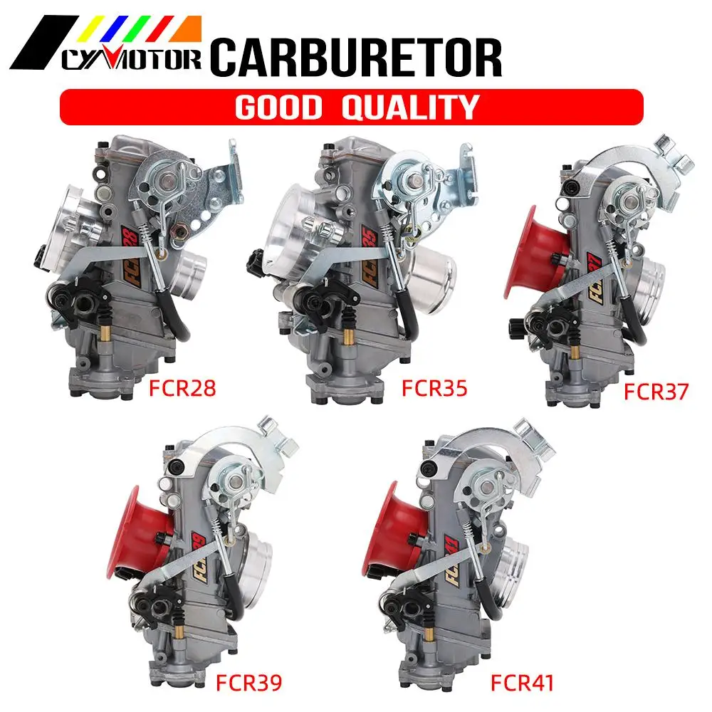 FCR 28 31 33 35 37 39 41mm FCR Carburetor FCR39 For Keihin CRF450 CRF650 FS450 Husqvarna450 KTM Racing Motors Good Power