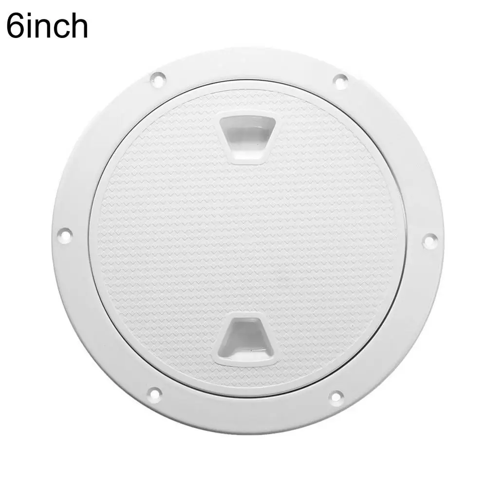 60% Dropshipping 4/6/8 Inch Round Cover Non Slip Deck Plate for Marine Boat Kayak Canoe