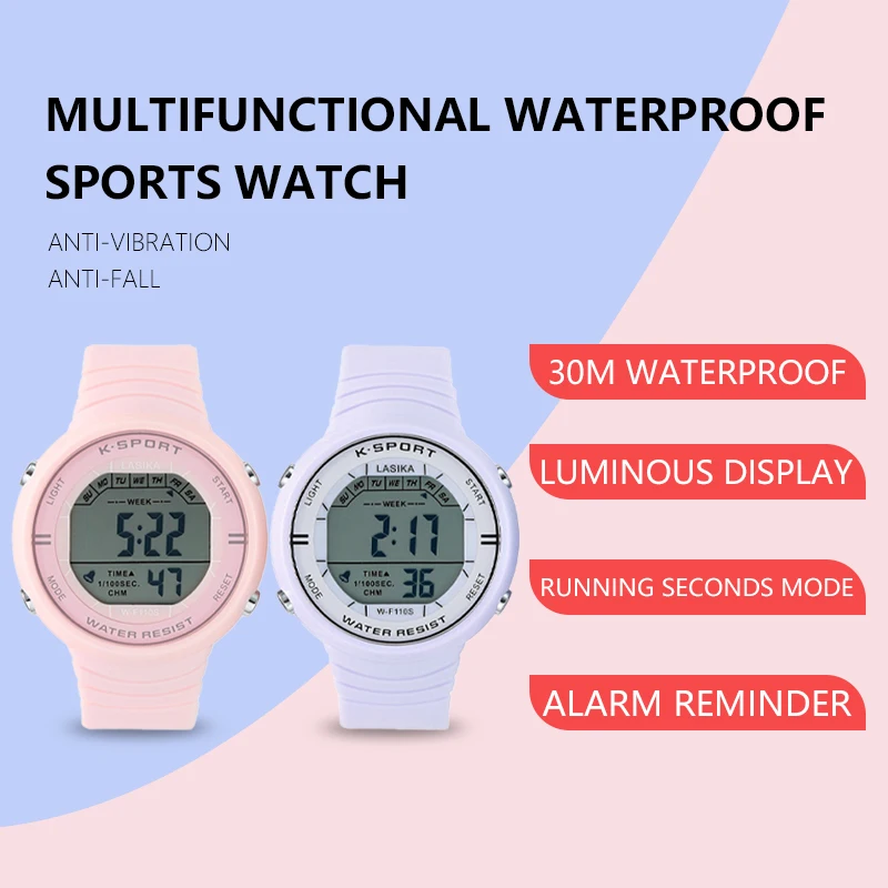 UTHAI BK48 New Student Couple Men's and WomenSmall Fresh Multifunctional Outdoor Mountaineering Swimming Waterproof Sports Watch