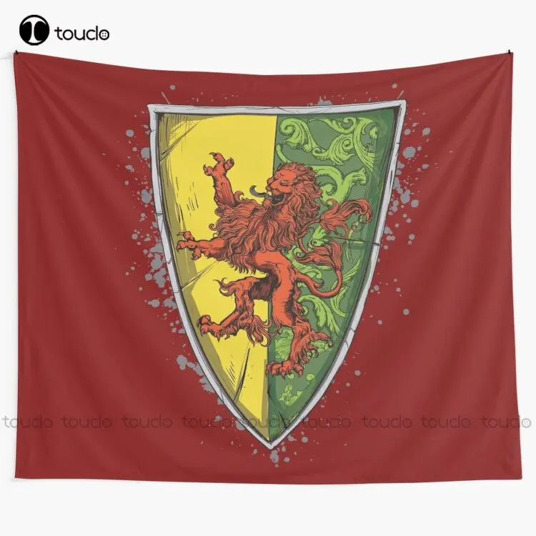 William Marshal - Coat Of Arms Tapestry Retro Tapestry Tapestry Wall Hanging For Living Room Bedroom Dorm Room Home Decor