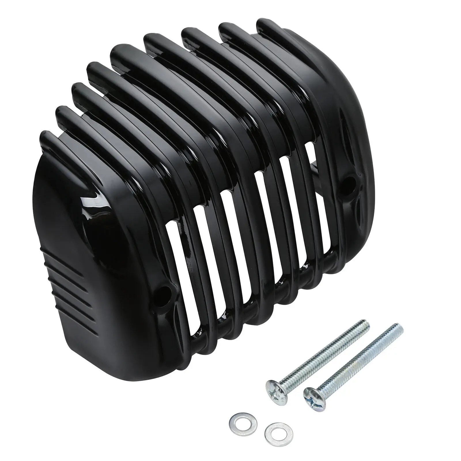 Motorcycle Voltage Regulator Cover Accessories For Harley Softail Deluxe 2001-2017 16 15 14 13 12 11 2010 Black/Chrome