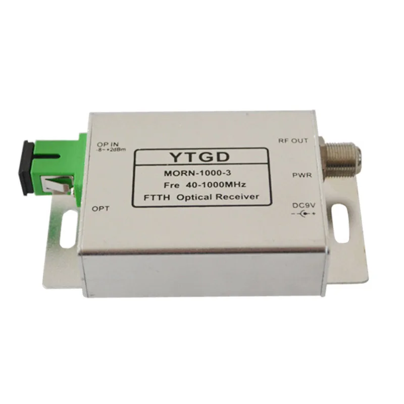 Active catv optical node YT-1200M-L optical receiver 1100-1600nm wavelenght AGC function SC APC mini ftth node