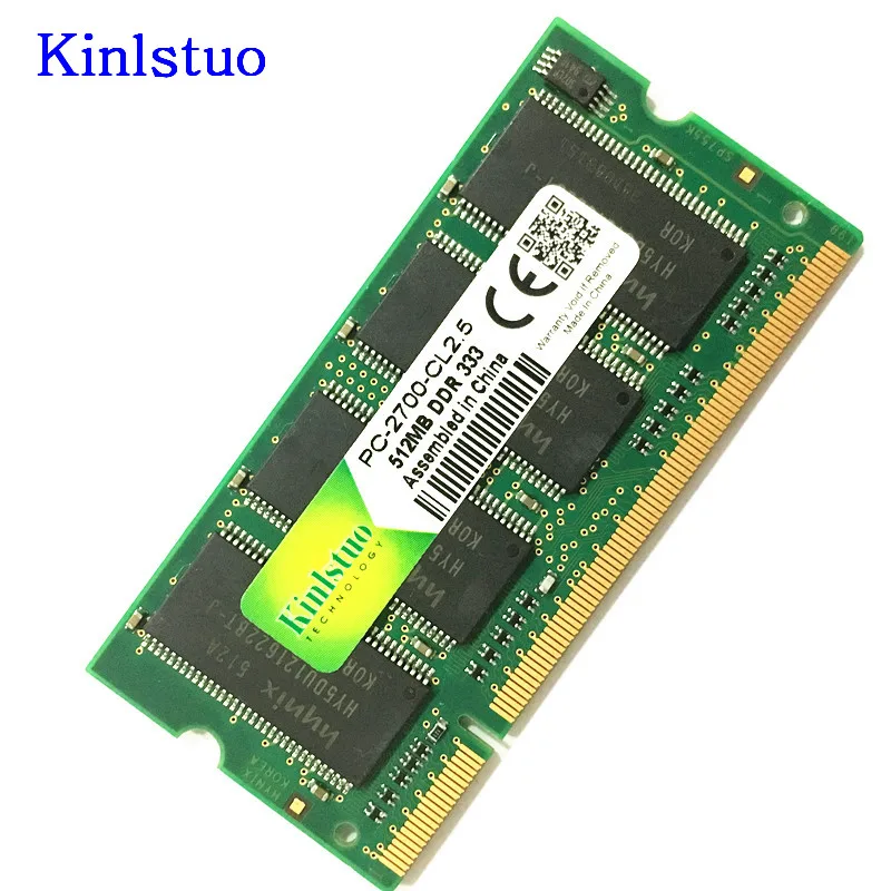 Kinlstuo Laptop Memory Ram SO-DIMM DDR1 DDR 400 333 MHz / PC-3200 PC-2700 200Pins 512MB 1GB For Sodimm Notebook Memoria Rams New