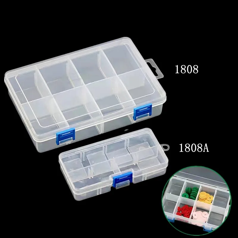 

Xuan Gong Piano Tuning Maintenance Tool Transparent Plastic Storage Box Classification Grid 1808/1808A Spareparts Box(Big/Small)