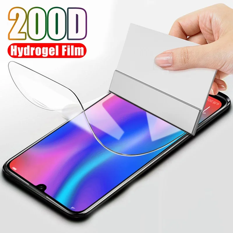 Hydrogel Film  for Wiko View 3 Pro Screen Protector For Wiko View 3 Lite Full Cover Anti-Explosion Film glass