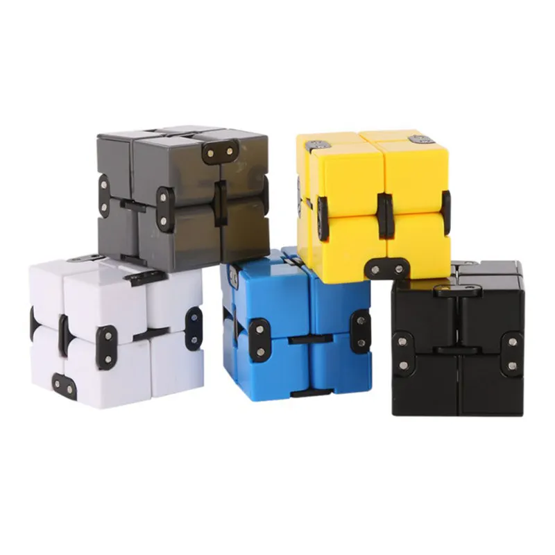 High Texture Infinity Cube Anti Stress Magic Cubes Aluminum Professional Competition Speed Puzzle Adult Decompression Toys