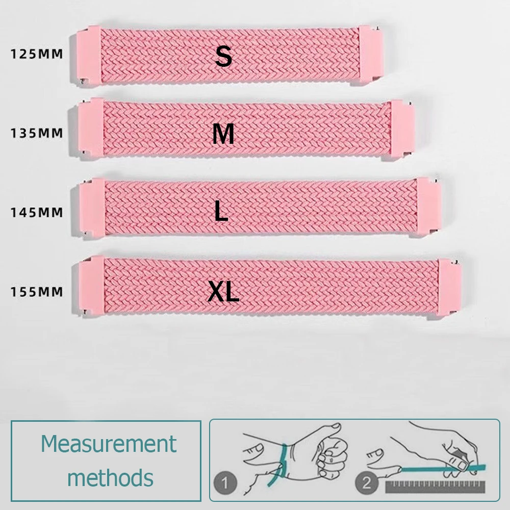 Pulseira de nylon elástica, pulseira para garmin vivoactive 3/4 forerunner 245 645, pulseira música para garmin vivoactive 22mm 20mm