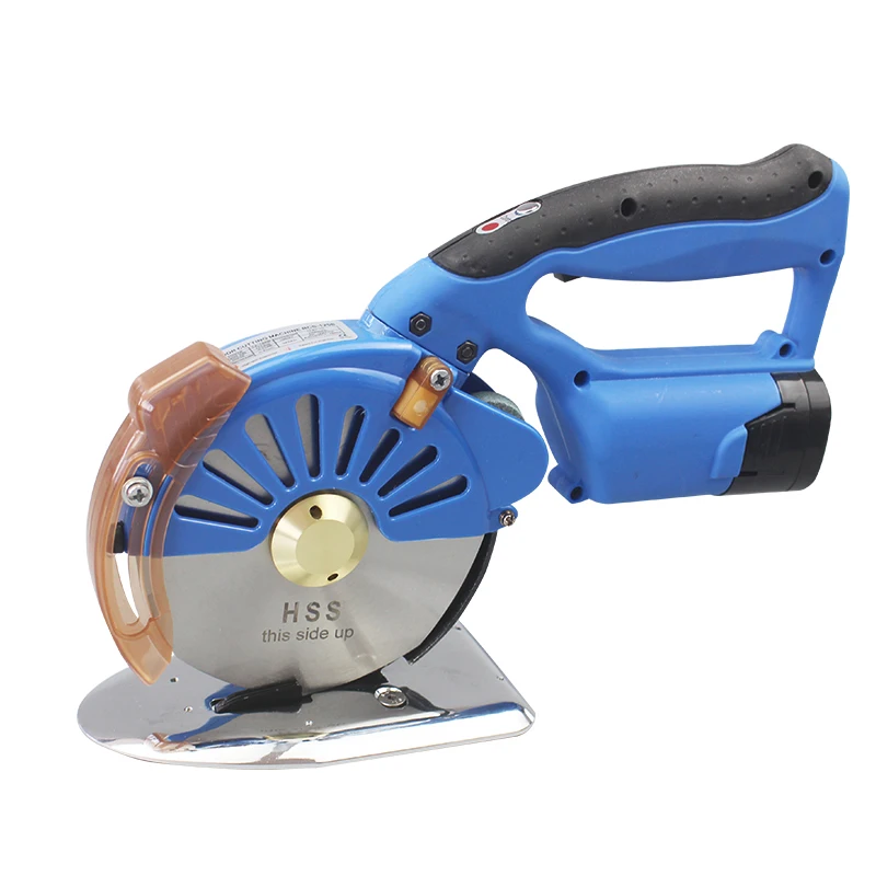 Lithium Battery Electric Round Knife Cutter Machine Brushless Adjustable Electric Scissors Push Cutting Cloth Machine 110/220V