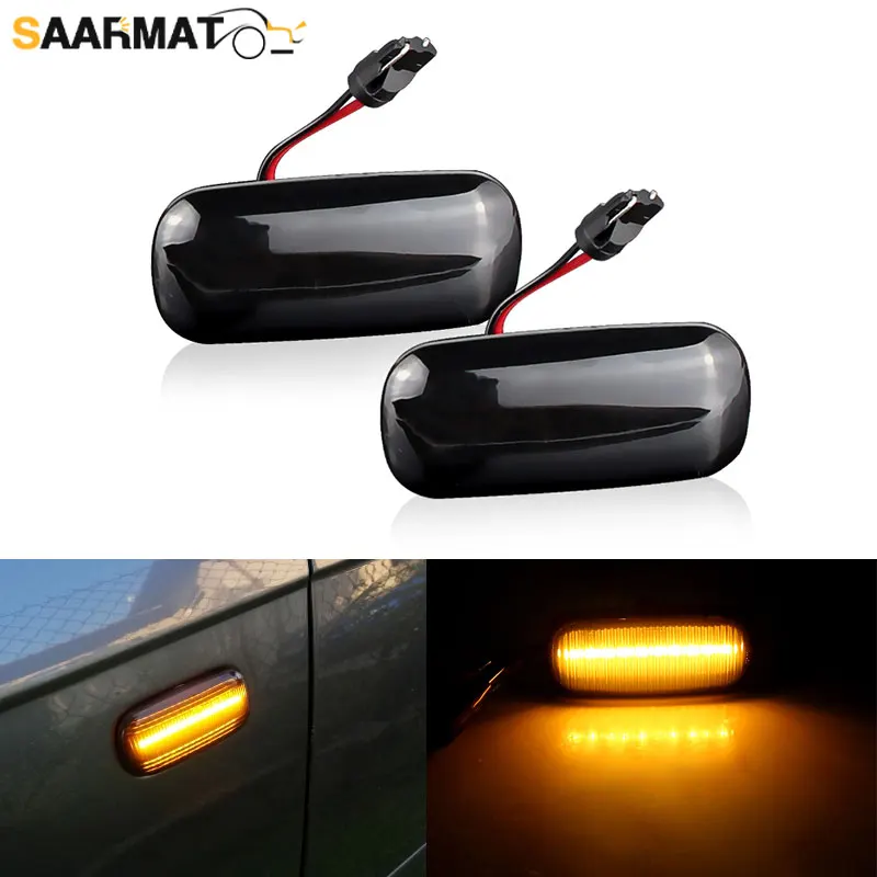 

2Pcs Led Front Fender Side Marker Turn Signal Light Sequential Light for Audi A3 S3 8P A4 S4 RS4 B6 B7 B8 A6 S6 RS6 C5 C7