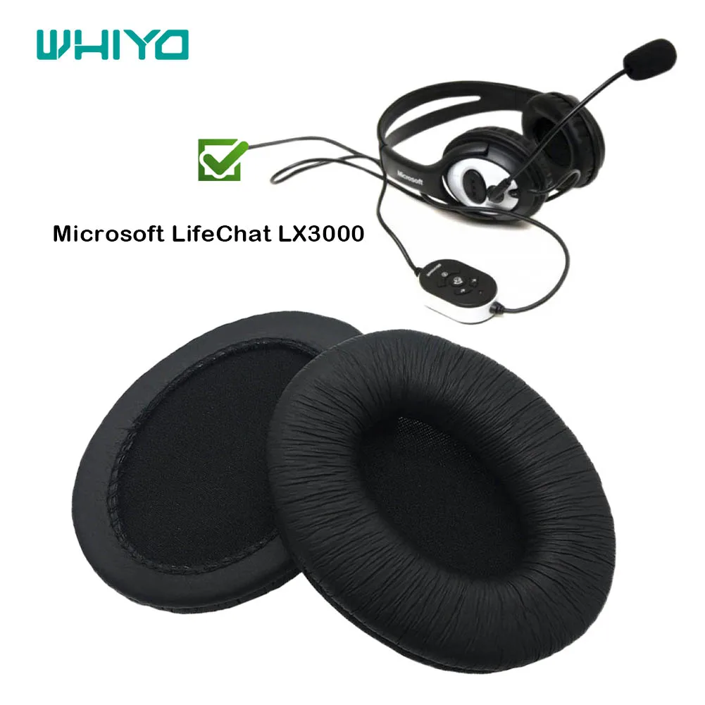 

Whiyo Replacement Ear Pads for Microsoft LifeChat LX 3000 LX3000 LX-3000 Headphones Headset Cushion Cover Cups