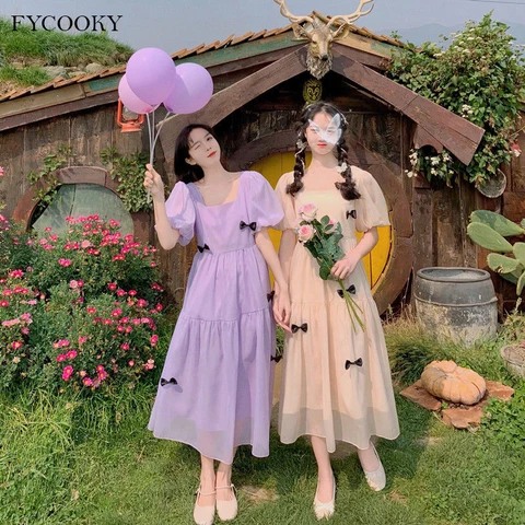 Женское платье FYCOOKY фиолетовое