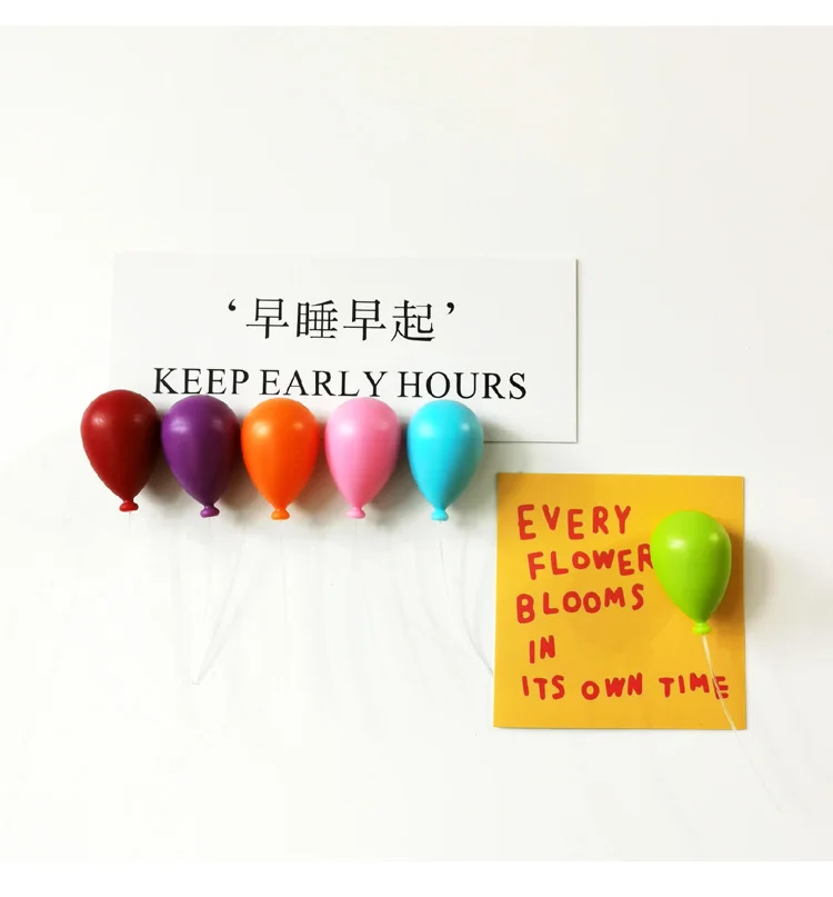 Wholesale 6pcs Fridge Magnet Sticker Cute Lovely Colorful Refrigerator Message Magnets Whiteboard Sticker Home