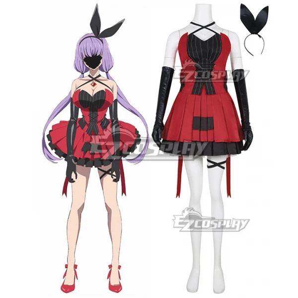 

In/Spectre Kyokou Suiri InSpectre Urban Legend Steel Lady Nanase Kojin Nanase Outfit Dress Anime Manga Cosplay Costume E001