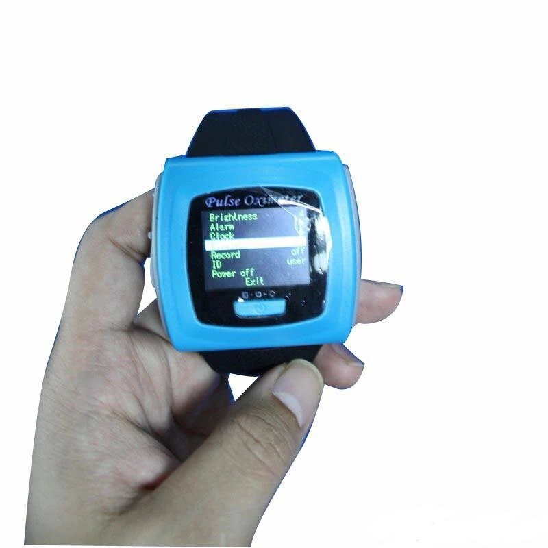 Wrist Oximeter  Pulse Rate Blood Oxygen Saturation Rechargable USB Softtware Accurate Sleep Study Continuous Recording Overnight