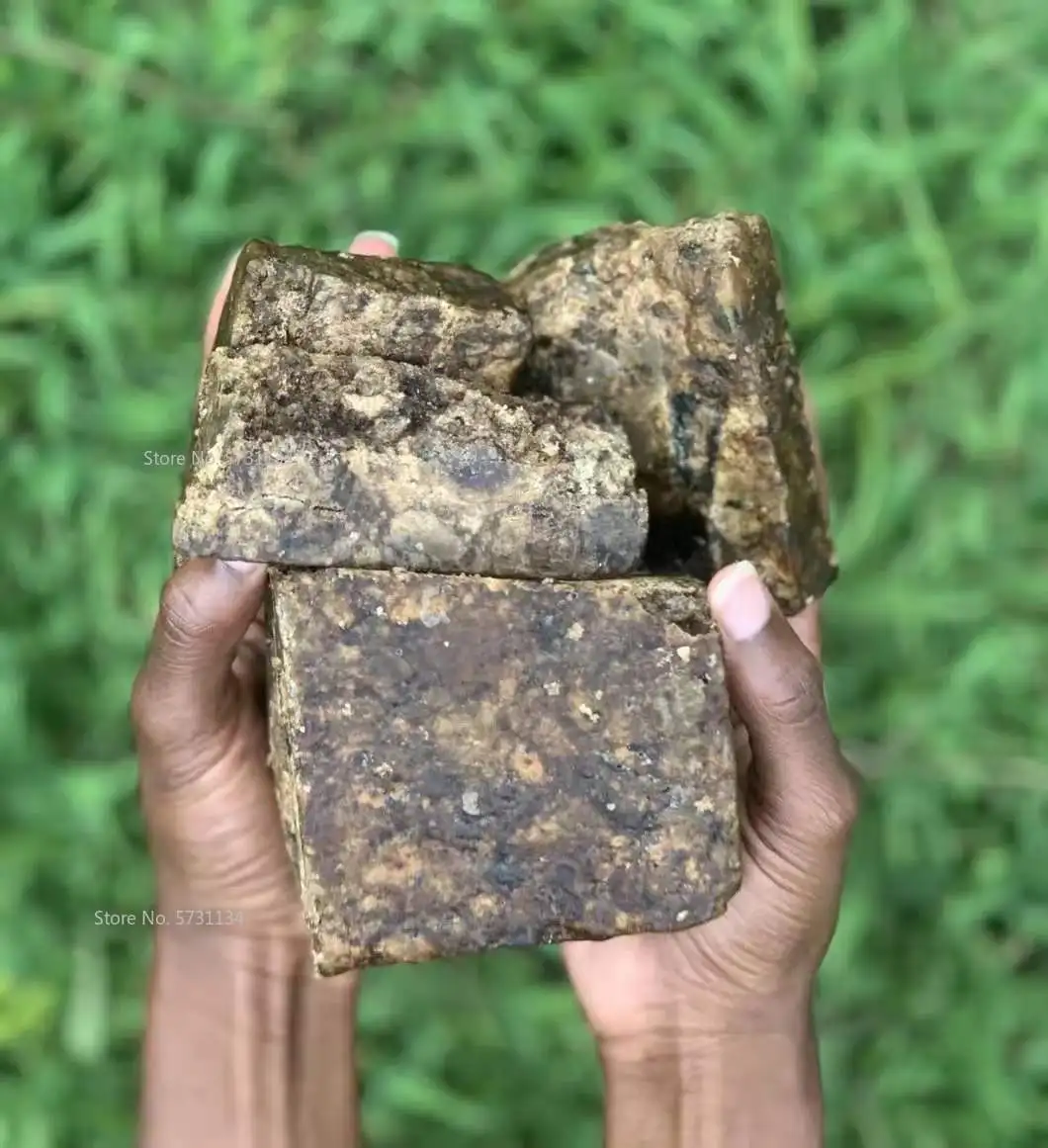 Natural 100% Raw African Black Soap  Magic Anti Taches Rebelles Beauty Bath Body Treatment Acne Skin