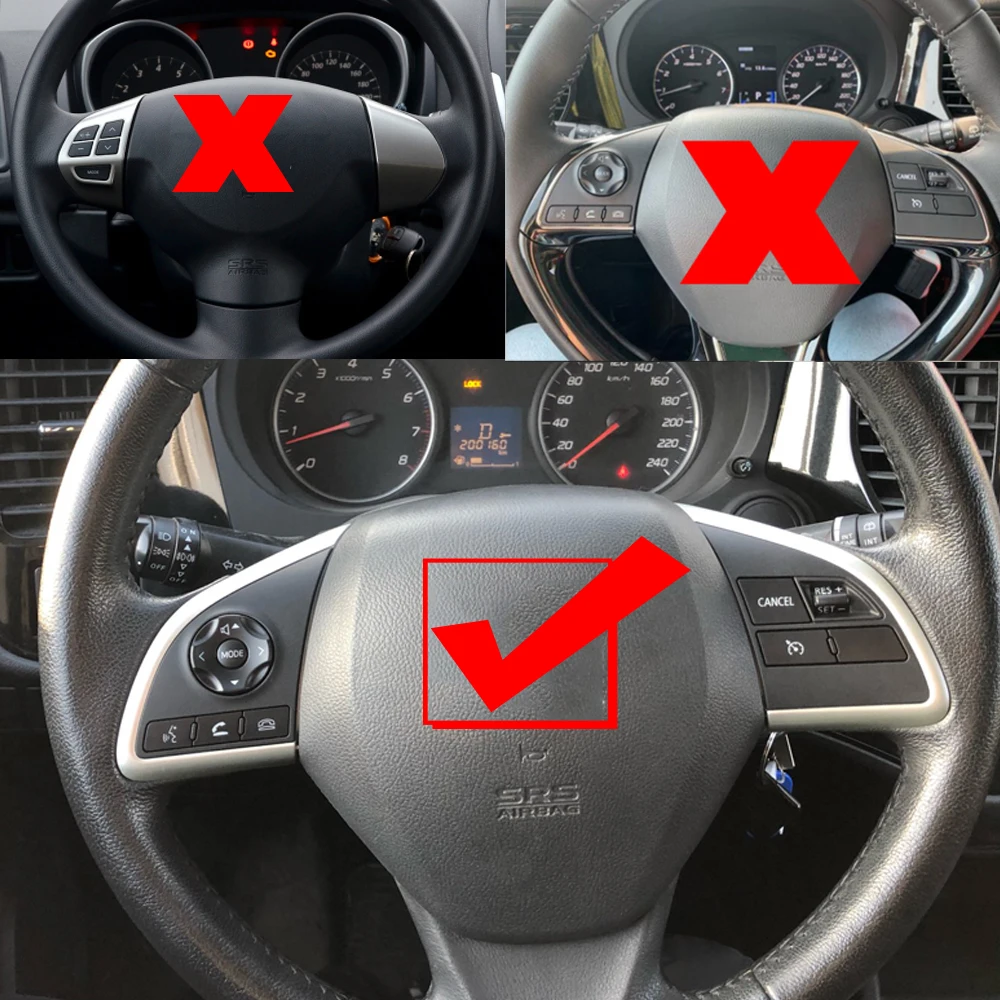 For Mitsubishi L200 2015 For ASX 2013-2019   Switch Steering Wheel Button Audio Android Player Switches