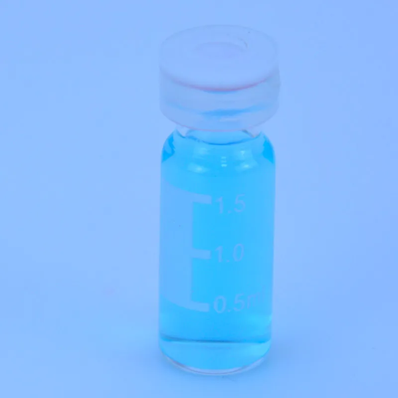 Lab Glass sample bottle With cover automatic headspace injection bottle for gas chromatography Vial 2ml 100pcs/lot