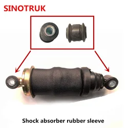 1pic Shock absorber rubber sleeve for SHACMAN Rear suspension airbag Air spring 81.41722.6052 rubber cushion bushing truck parts