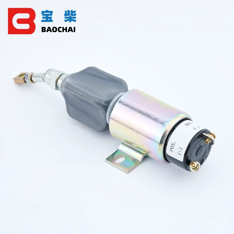 Imagem -05 - Diesel Grupo Gerador Válvula Solenóide de Parada do Motor Extintor Excavador Flame Out Interruptor de Combustível 12v 24v