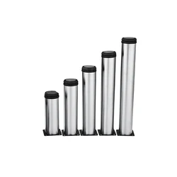 4PCS Stainless Steel Sofa Cabinet Coffee TV Kitchen Support Table Legs Bathroom Furniture Bed Feet