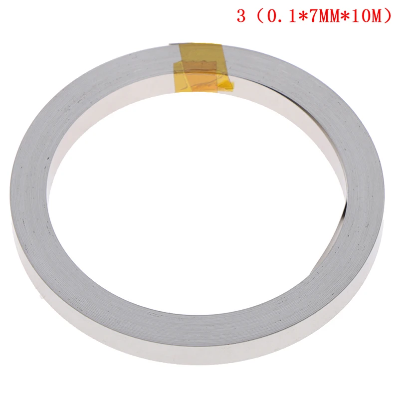 

10M 7mmx0.1mm Ni Plate Nickel Strip Tape For Li 18650 26650 Battery Spot Welding